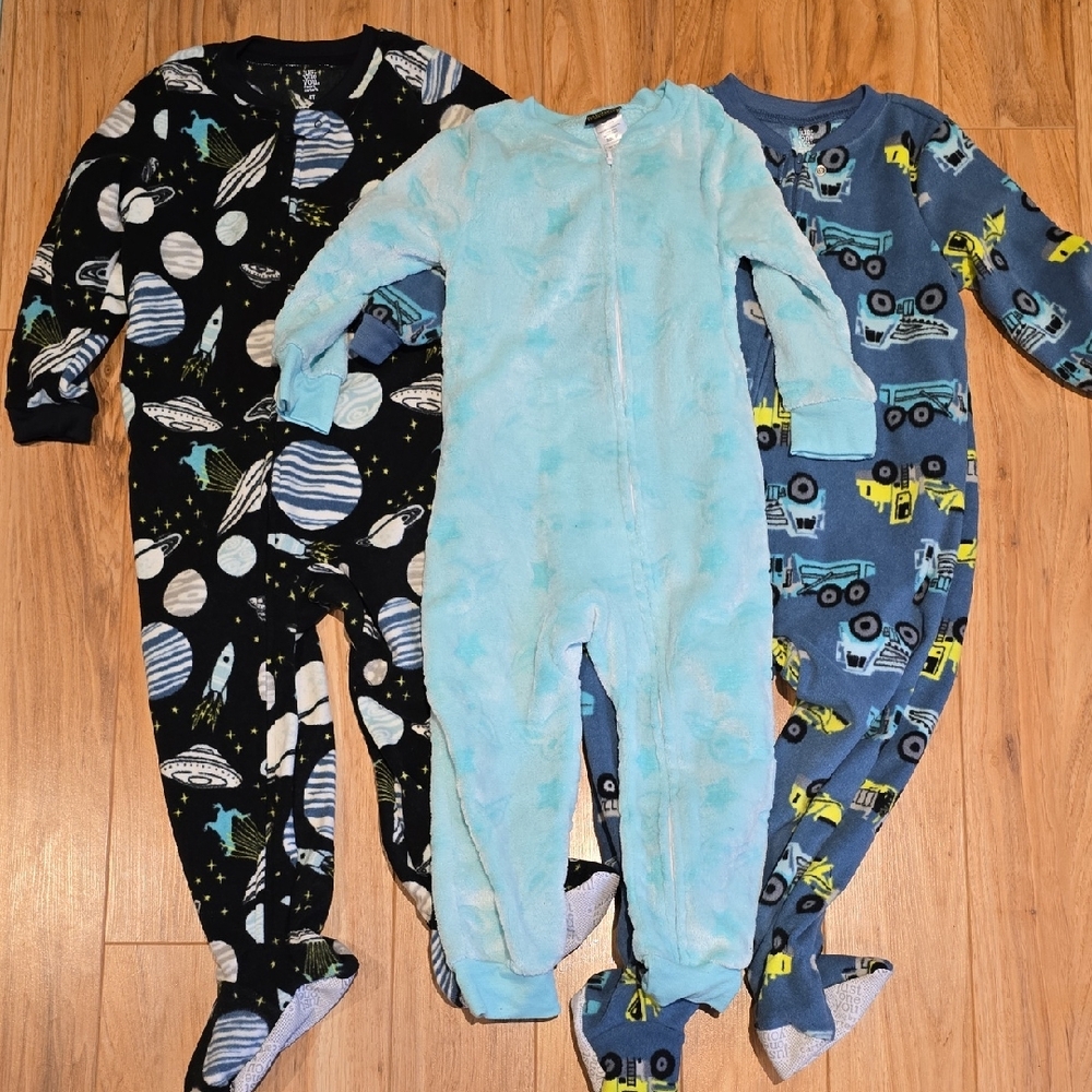 Kids Space, Blue, and Construction One Piece Set